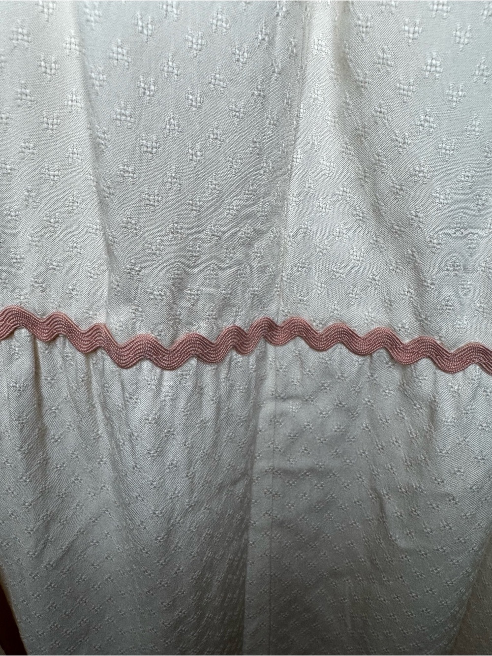 LC Lauren Conrad Cream Elastic Waist Dress - Picture 3 of 5